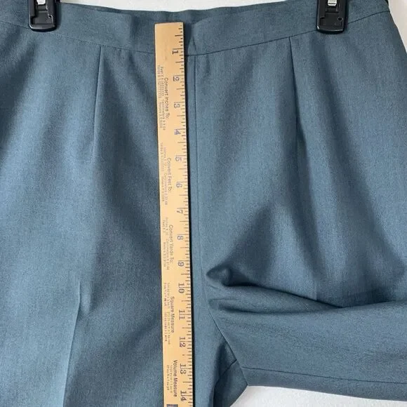 Kasper ASL 2 Piece Pants Suite 12 Short Sleeve Lined Office Career Corp Vintage - Picture 11 of 16